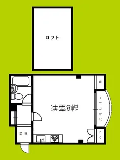 コスモレジデンス蒲生【5階】の間取り