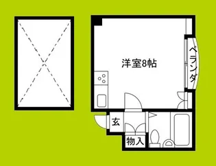 コスモレジデンス蒲生【5階】の間取り