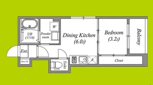 Granstella帝塚山【2階】の間取り