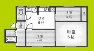 玉城マンション【3階】の間取り