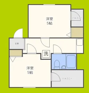 エストマーレ鶴見1番館【5階】の間取り