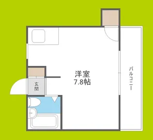 ユニケコート【4階】の間取り