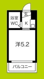 OGGI西九条【7階】の間取り