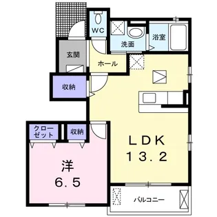 メゾン・ド・アルモニー【1階】の間取り