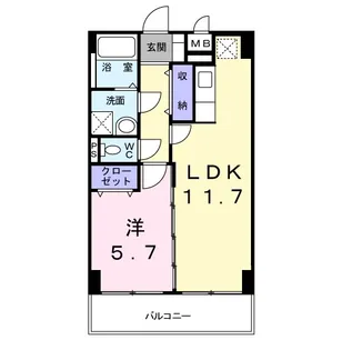 フォンテーヌ (玉串町西)【1階】の間取り
