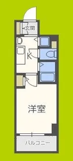 プレサンス心斎橋ルティア【2階】の間取り