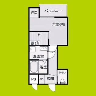 カーサフォルトゥナート堺石津駅前【2階】の間取り