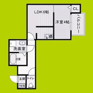 カーサフォルトゥナート堺石津駅前【3階】の間取り