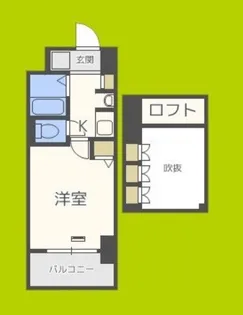 エステムコート難波ミューステージ【10階】の間取り