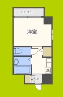 シャネル新大阪【2階】の間取り