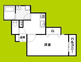 ユウパレス池上町【1階】の間取り
