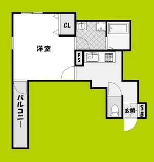 ユウパレス池上町【3階】の間取り