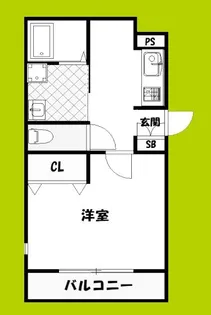 ユウパレス池上町【3階】の間取り