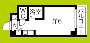 ドミール堺筋本町【11階】の間取り