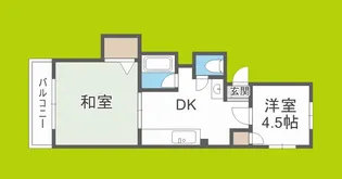 ホワイトマンション【3階】の間取り