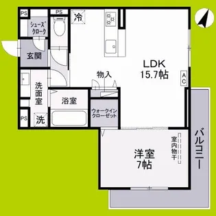 フルール【3階】の間取り