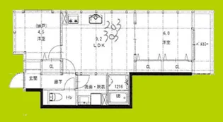 ヒーリンググレース高槻高西町B棟【3階】の間取り