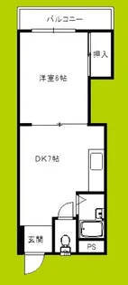 パークサイドイズミ【3階】の間取り