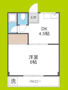 グリーンハイツ中宮【3階】の間取り