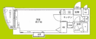 デ・リード住吉公園【4階】の間取り