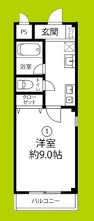 ヴィレッタ福島【2階】の間取り