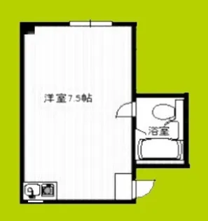 新大阪サンマンション1号館【4階】の間取り