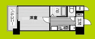 カーサ天神橋【4階】の間取り