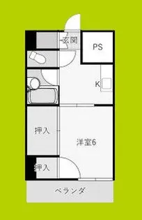 FM Nakazaki I【5階】の間取り
