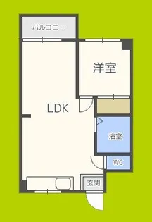 サンシャインMKM大池【1階】の間取り