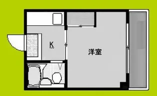 戎マンション【1階】の間取り