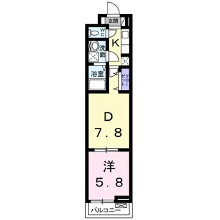 エスタリオコート【3階】の間取り
