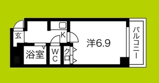 プレアデス寺田町【1階】の間取り