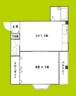 中野ビル【4階】の間取り