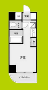 LakiaMaison弁天町【5階】の間取り