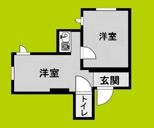 アメニティ新大阪2番館【1階】の間取り