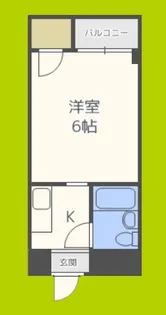 フォンタル西九条【4階】の間取り