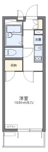 レオパレスコンフォート L【1階】の間取り