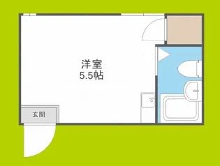 真奈コーポ【1階】の間取り