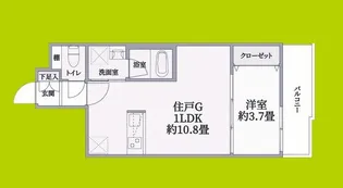 ウェルスクエア西宮【2階】の間取り