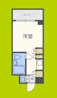 日興パレス都島【5階】の間取り