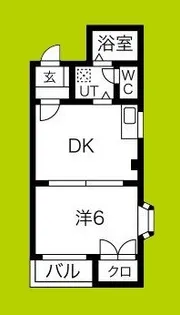 NYK針中野【5階】の間取り