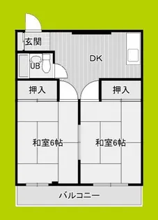 トチタテビル【5階】の間取り