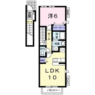 プレコーポ巽東【2階】の間取り