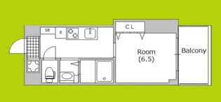 アパルト谷町【4階】の間取り