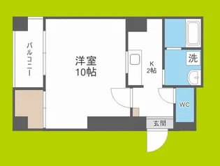 リッツ2番館【2階】の間取り