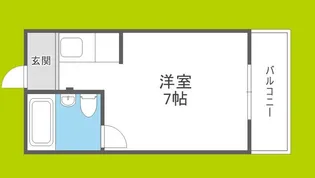 渡辺マンション【1階】の間取り