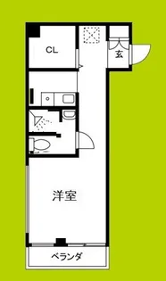 GSハイム内本町【6階】の間取り