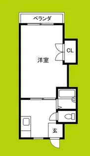 WESTヒルズ平野【3階】の間取り