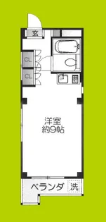 空堀上田ビル【3階】の間取り