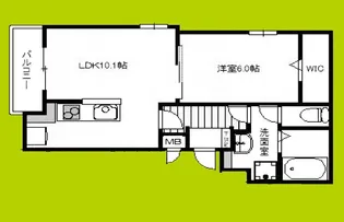 ブランノワール【1階】の間取り